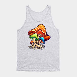 Trippy Shroom Group Tank Top